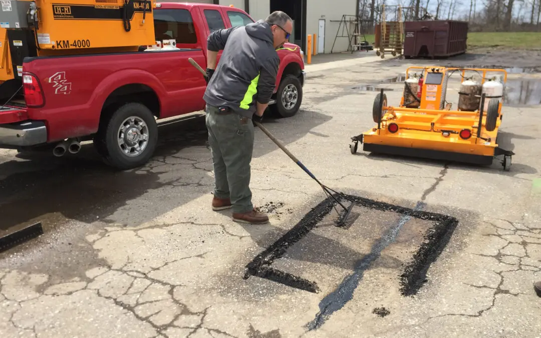 Infrared Asphalt Heater