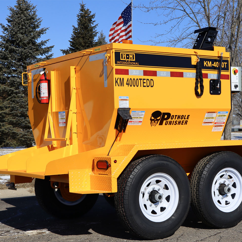 Asphalt hot boxes and infrared repair equipment
